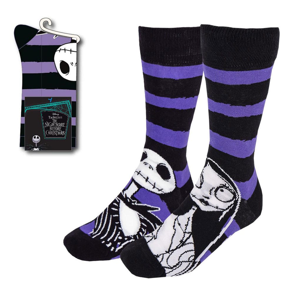 Nightmare Before Christmas Jack and Sally Socks