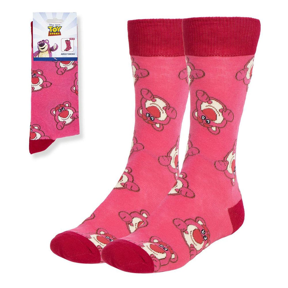 Toy Story Lotso Cute Face Crew Socks EU Size 36-43