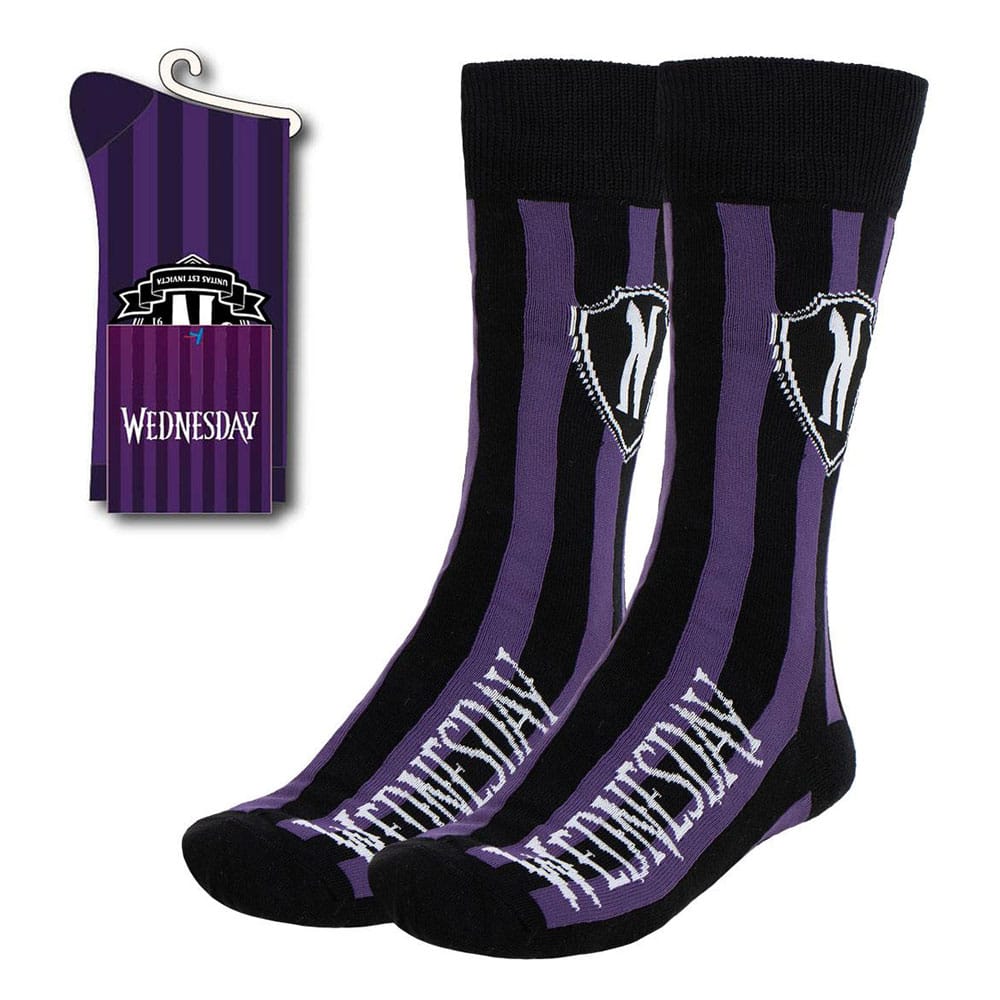Wednesday Nevermore Academy Socks Size 36 to 43