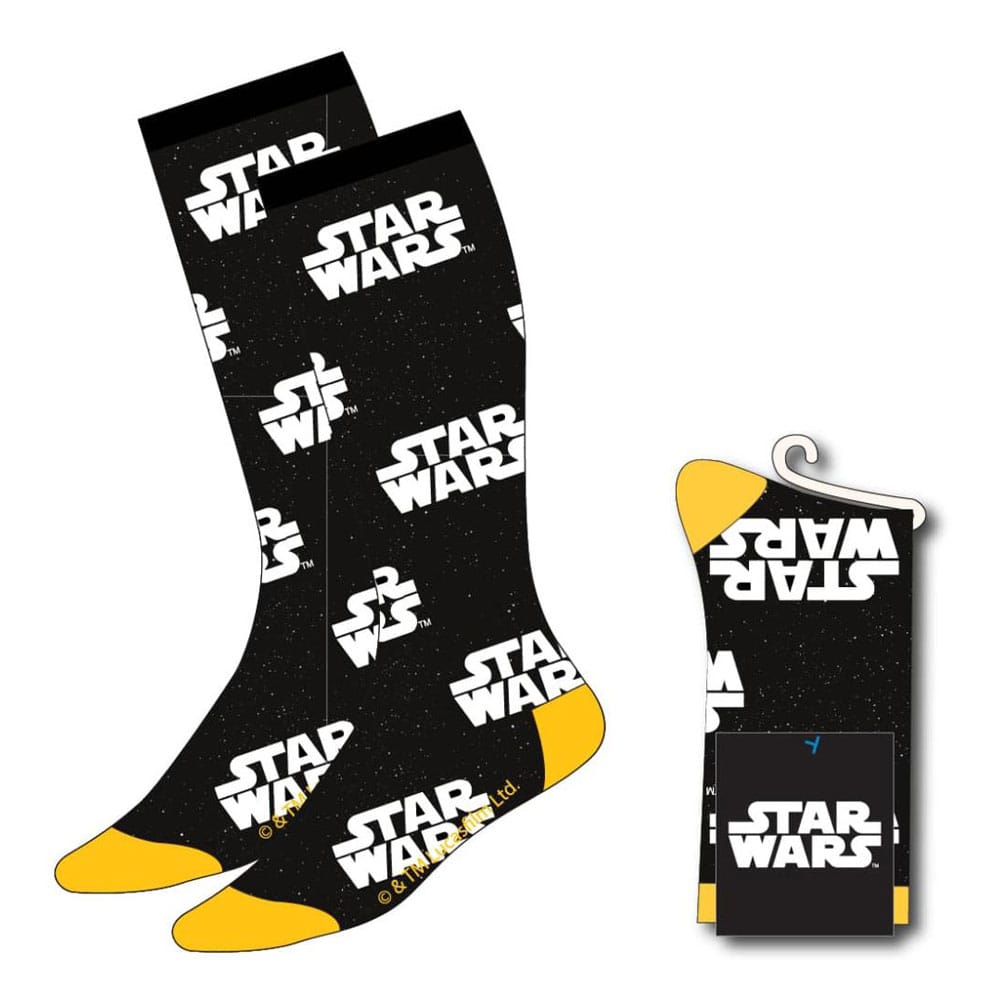 Star Wars Logo Socks Size 38 to 45