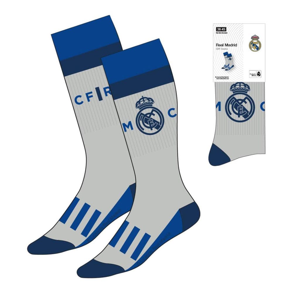 Real Madrid Football Crew Socks EU Size 38-45