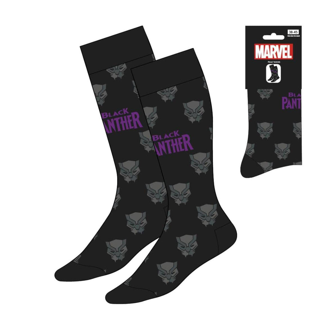 Marvel Black Panther Crew Socks EU Size 38-45