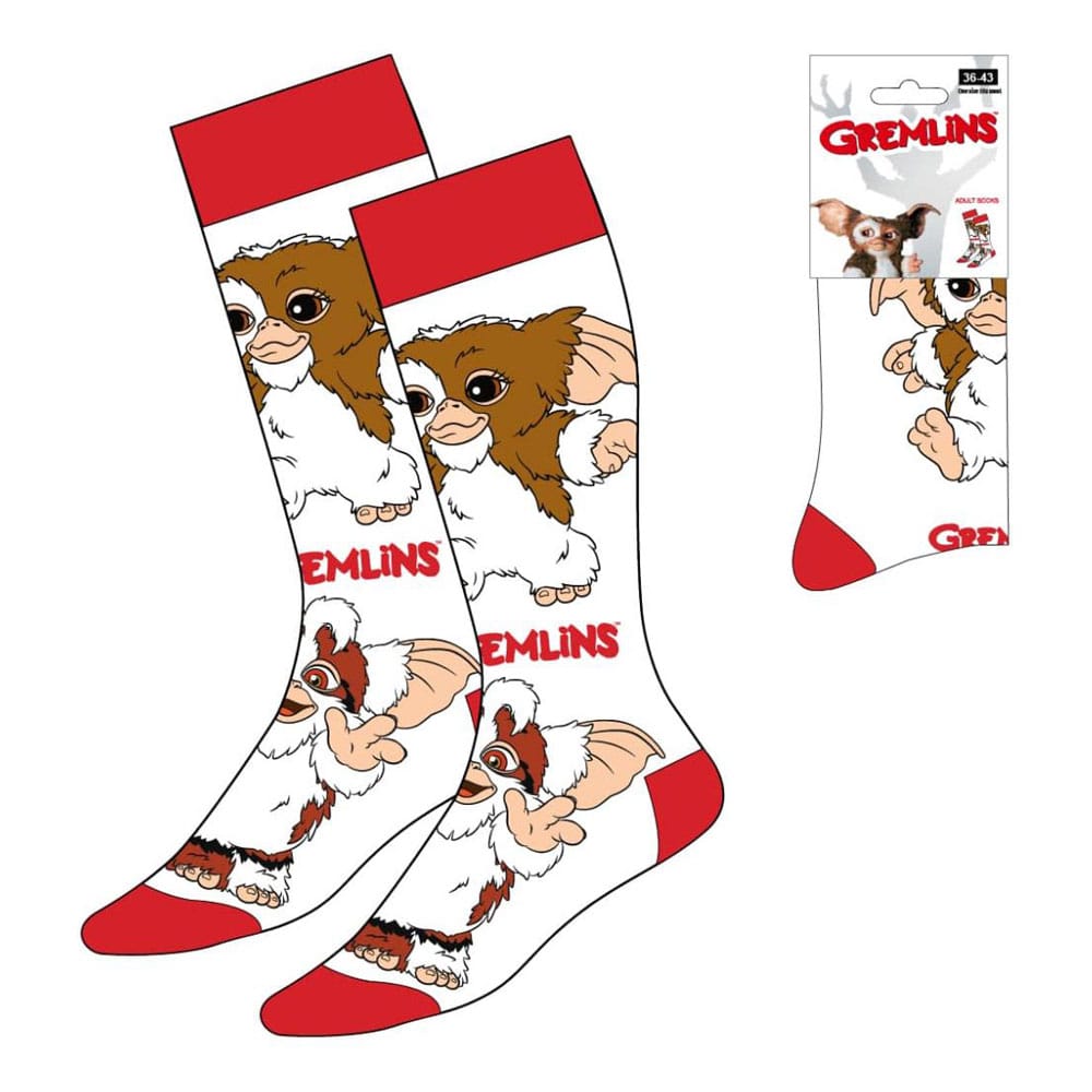 Gremlins Gizmo and Stripe Duo Crew Socks EU Size 36-43