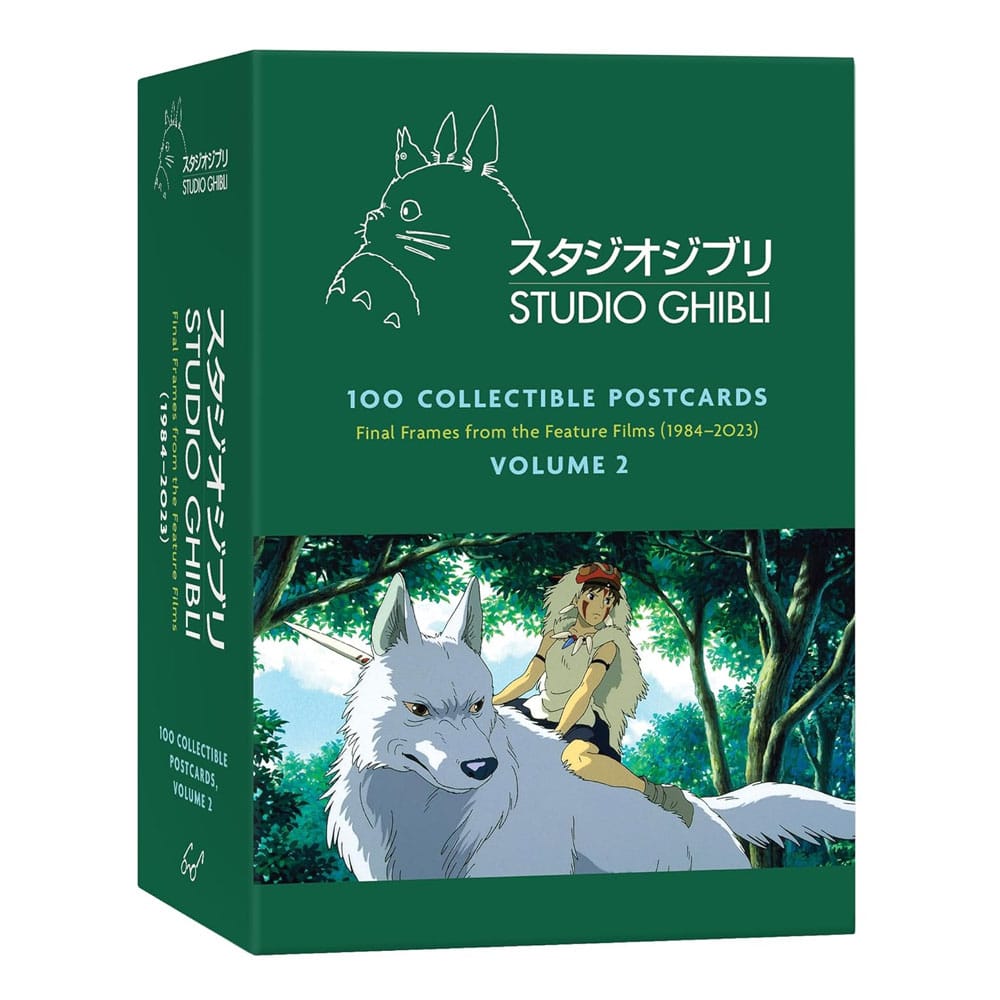 Studio Ghibli Series 2 Postcards Box 100 Collectible Postcards
