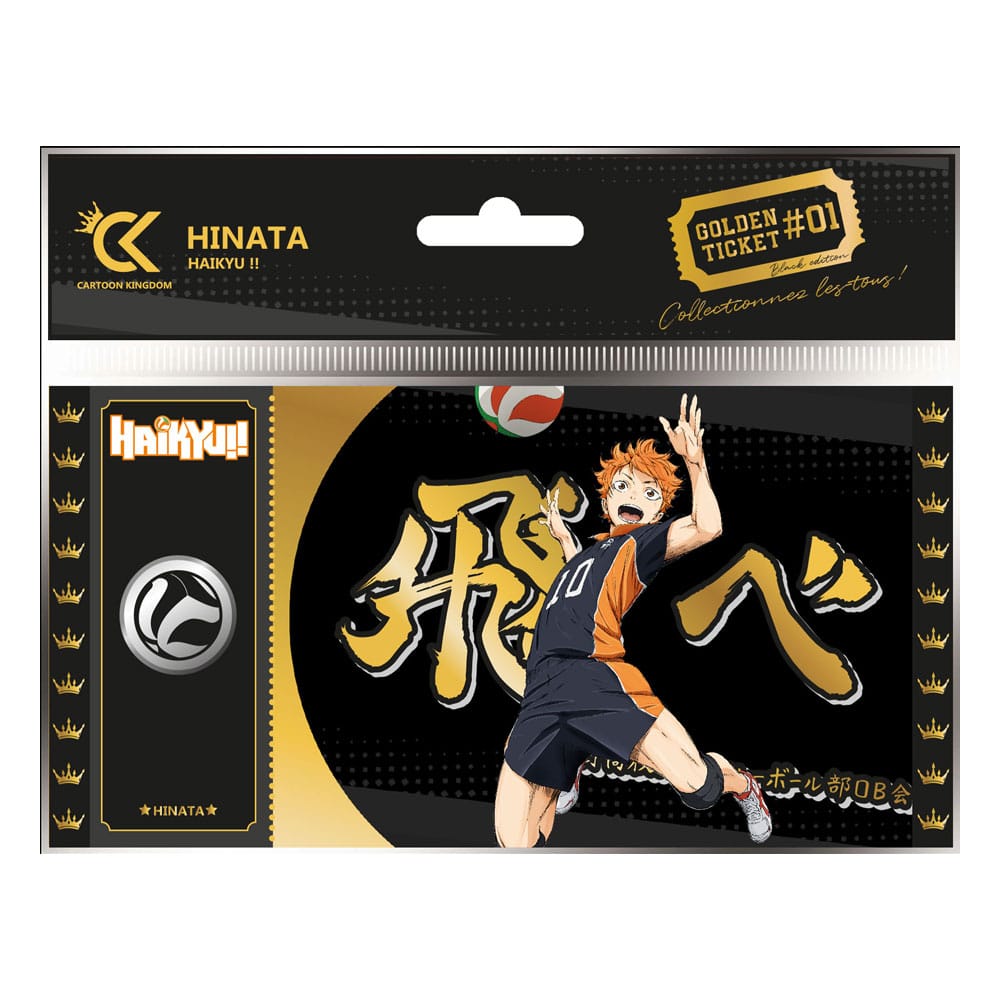 Haikyu Hinata Golden Ticket Black Edition Film Action Figure Case 10