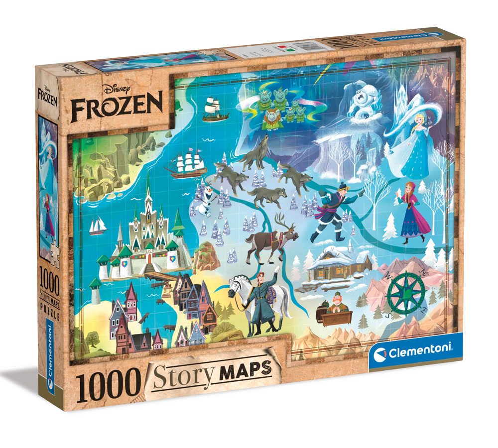 Disney Frozen Story Maps Jigsaw Puzzle 1000 Pieces