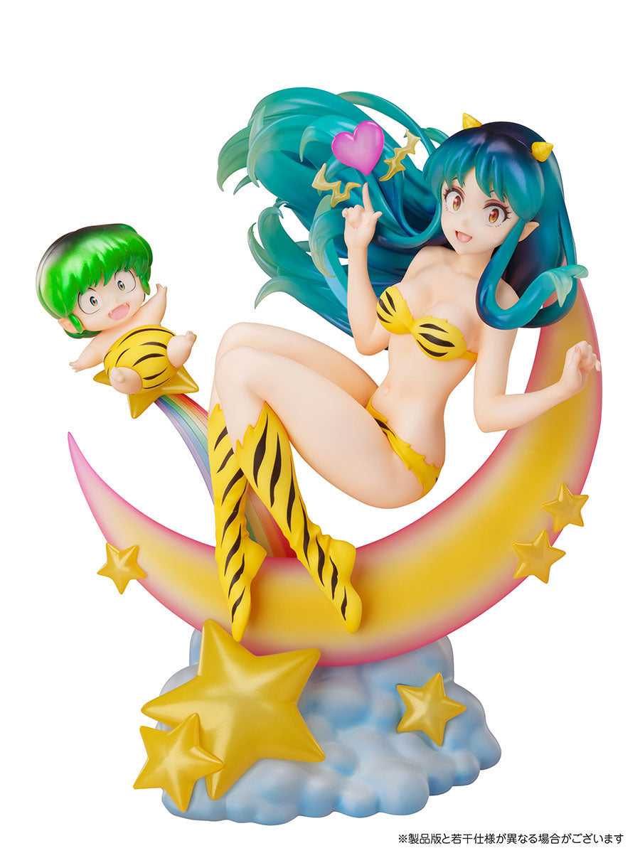 Urusei Yatsura Lum and Ten Box Cafe and Space Collaboration PVC Statue