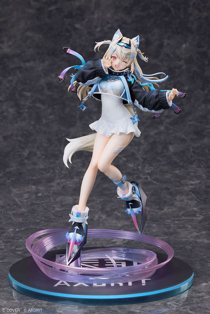 Hololive Production Advent Fuwawa Abyssgard AXGRIT Ver Standard Edition PVC Statue 1 7 Scale 27 cm