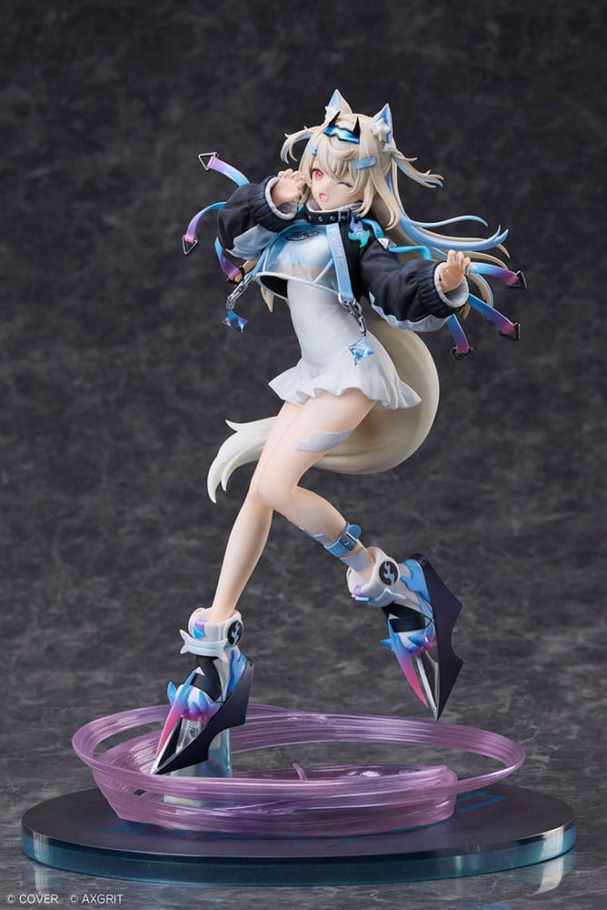 Hololive Production Advent Fuwawa Abyssgard AXGRIT Ver Standard Edition PVC Statue 1 7 Scale 27 cm