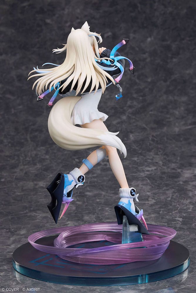 Hololive Production Advent Fuwawa Abyssgard AXGRIT Ver Standard Edition PVC Statue 1 7 Scale 27 cm