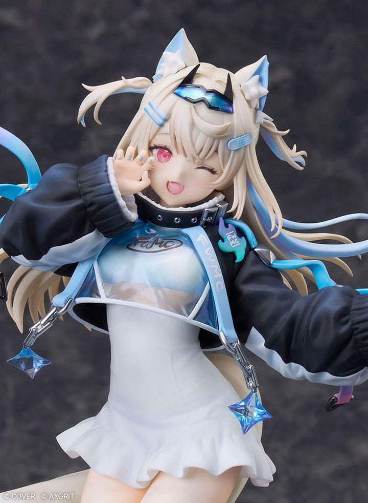 Hololive Production Advent Fuwawa Abyssgard AXGRIT Ver Standard Edition PVC Statue 1 7 Scale 27 cm