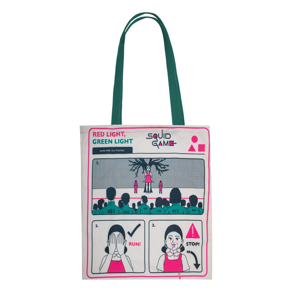 Squid Game Young Hee Blueprint Tote Bag
