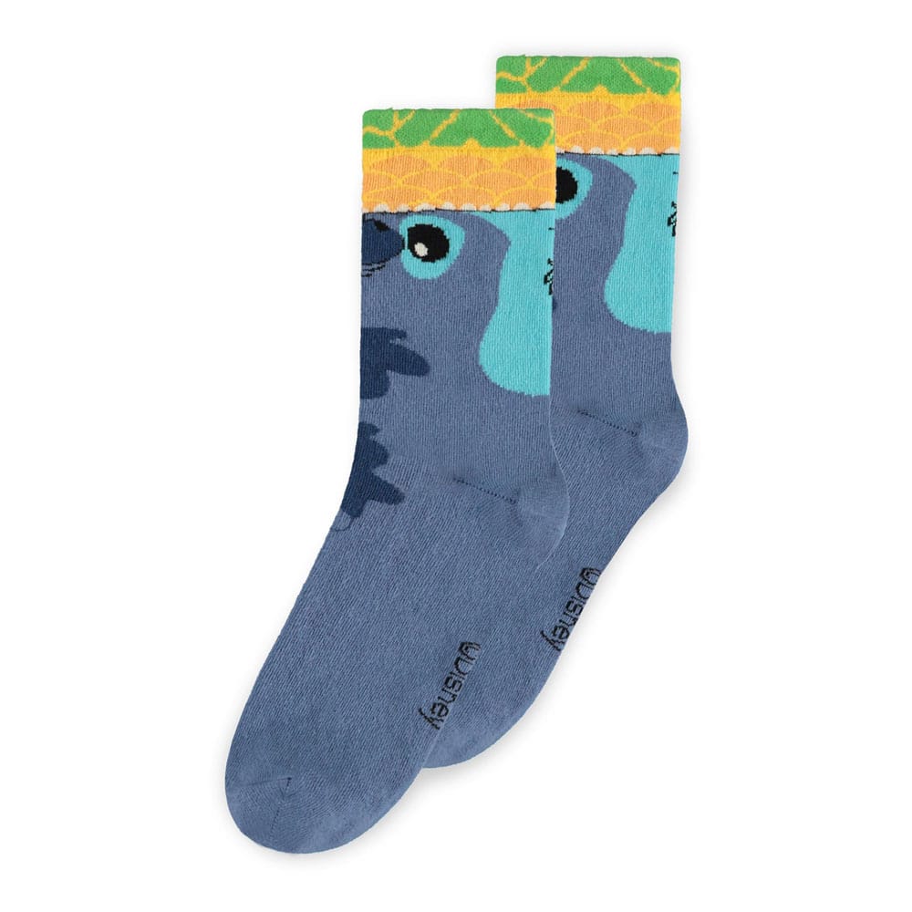 Lilo and Stitch Let's Hold Hands Crew Socks EU Size 43-46 (1-Pack)
