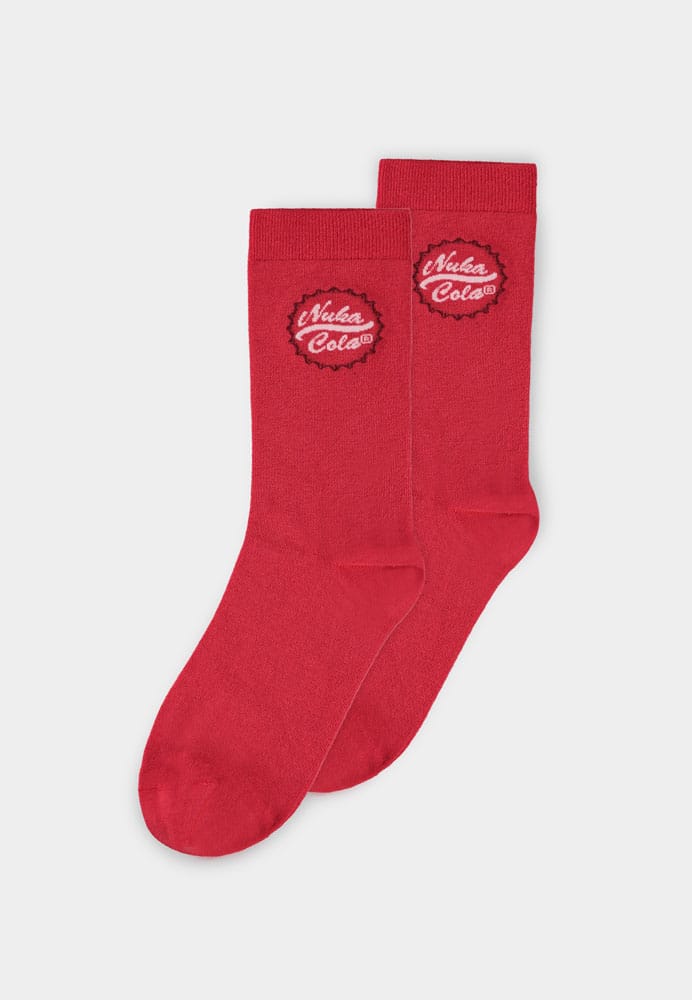 Fallout Nuka Cola Logo Fallout Socks Pack of 3 Size 43 46