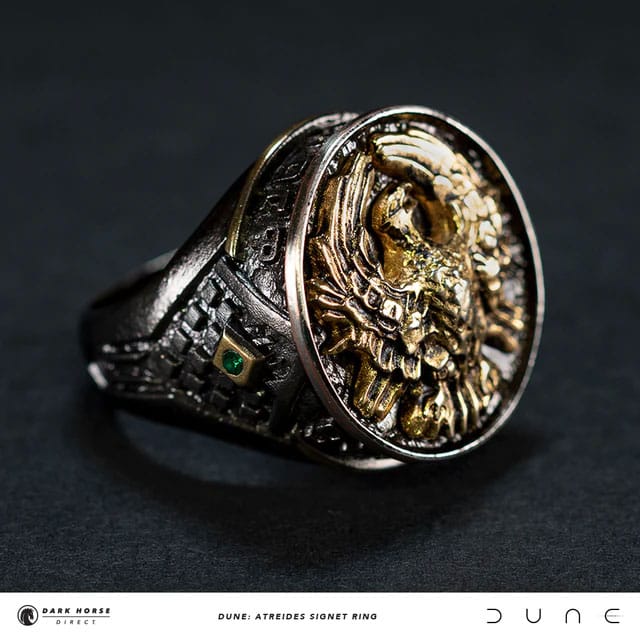 Official Dune House Atreides Signet Ring Replica *Limited Edition To 500 Only Worldwide