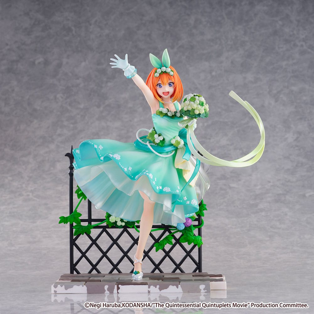 The Quintessential Quintuplets The Movie Yotsuba Nakano Floral Dress Ver PVC Statue 1 7 Scale 26 cm