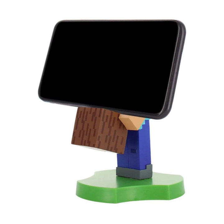 Cable Guys Steve Minecraft Mini Device Holder and Phone Stand 11 cm