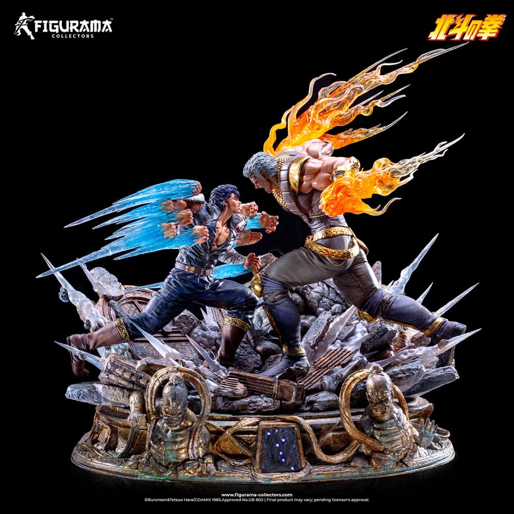 Fist of the North Star Kenshiro vs Raoh Elite Exclusive Statue 1/6 Scale 59 cm