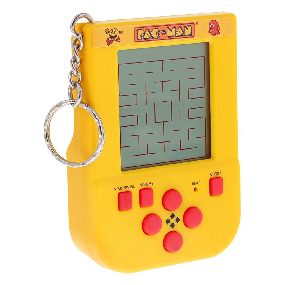 Pac Man Mini Retro Handheld Video Game Keychain