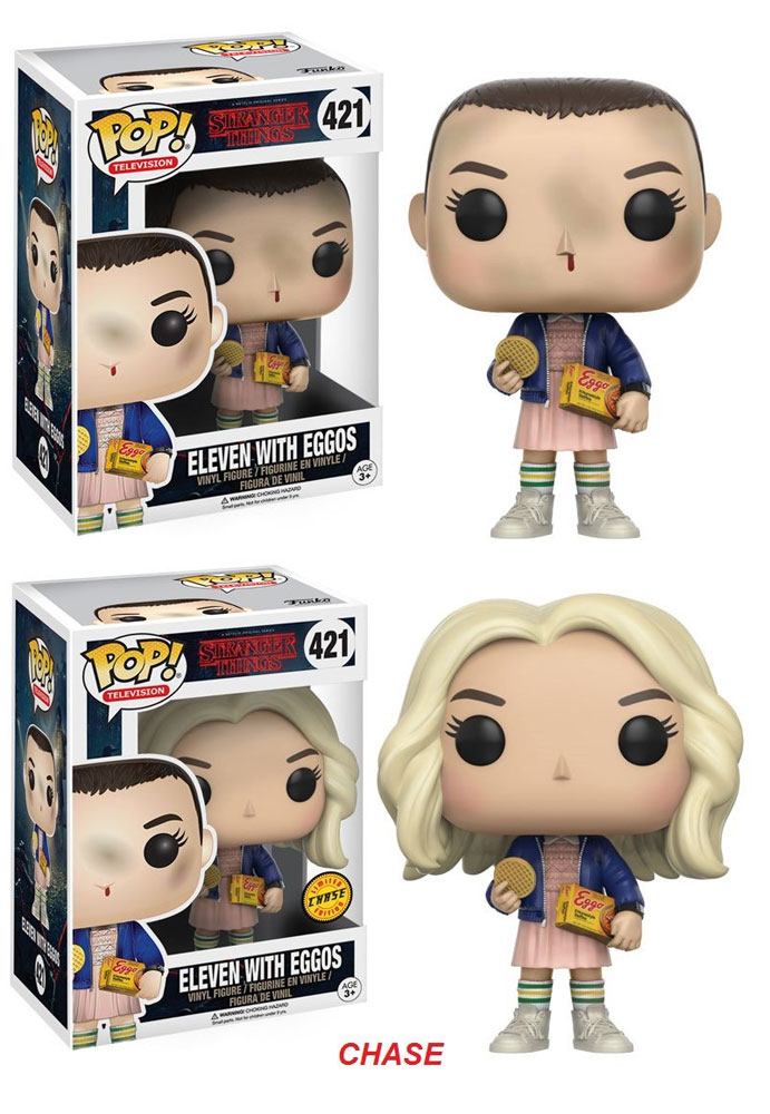 Funko Eleven with Eggos Stranger Things POP TV Vinyl Figure Assortment 9 cm 6 Pack