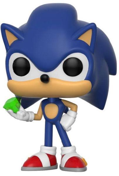 Sonic The Hedgehog Emerald Sonic POP Games Vinyl Figure 9 cm