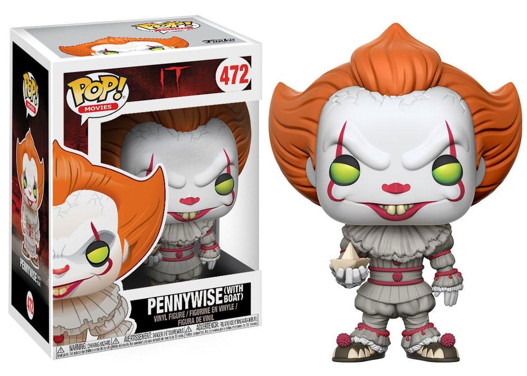 Stephen King Pennywise with Boat IT POP! Movies Vinyl Figure