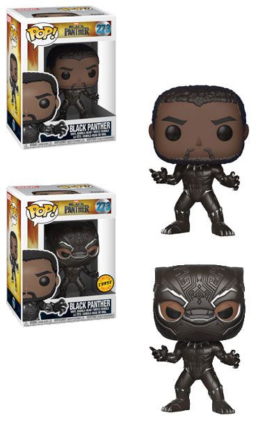 Funko Black Panther Black Panther Movie POP Movies Vinyl Figure Assortment 9 cm 6 Pack