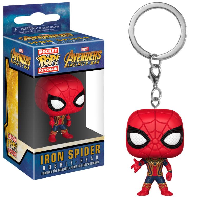 Iron Spider Avengers Infinity War Pocket Funko POP! Vinyl Keychain