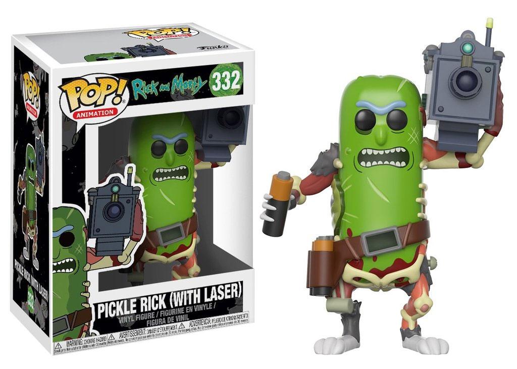 Pickle Rick with Laser Rick and Morty Funko POP! Vinyl Figure