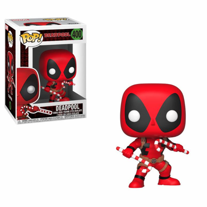 Deadpool With Candy Canes Marvel Holidays Funko POP! Vinyl Figure