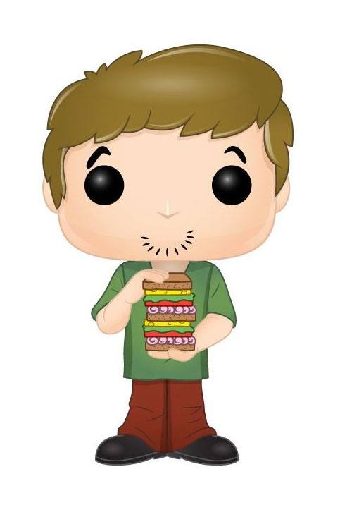 Funko Shaggy with Sandwich Scooby Doo POP Animation Vinyl Figure 9 cm