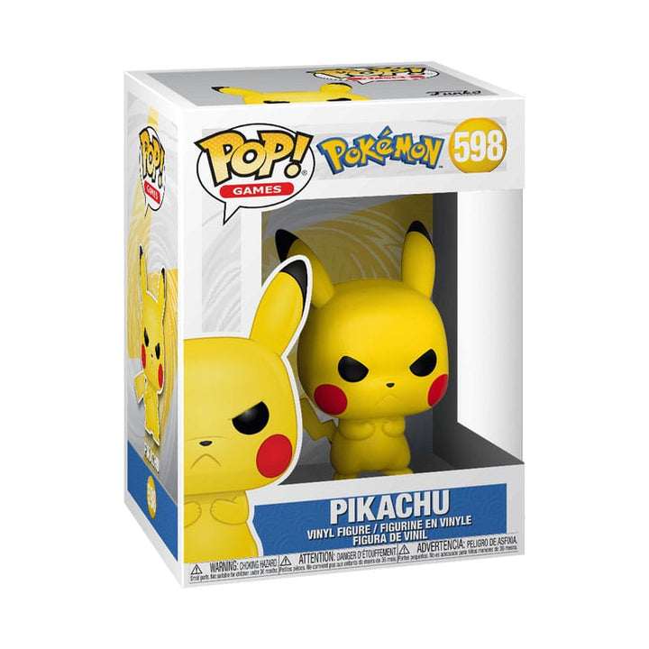 Grumpy Pikachu Pokémon Funko POP! Games Vinyl Figure