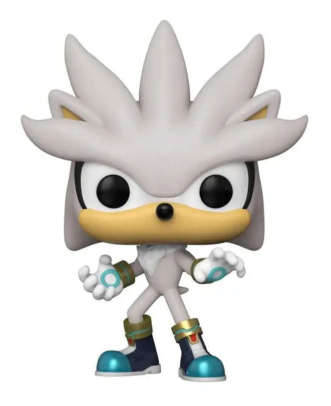 Funko Silver The Hedgehog Sonic The Hedgehog POP Games Vinyl Figure with Chase 9 cm
