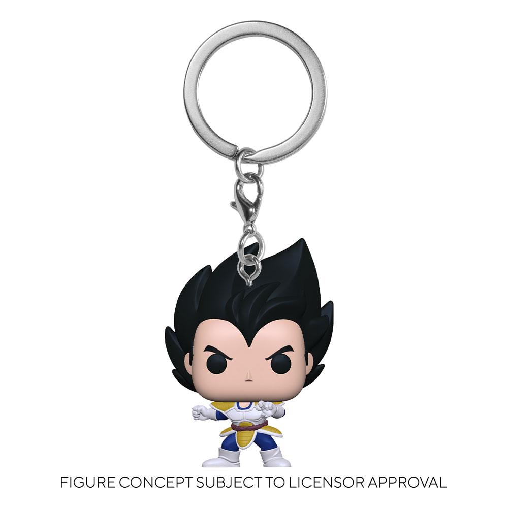 Dragon Ball Z Vegeta Pocket POP Vinyl Keychain 4 cm Display 12