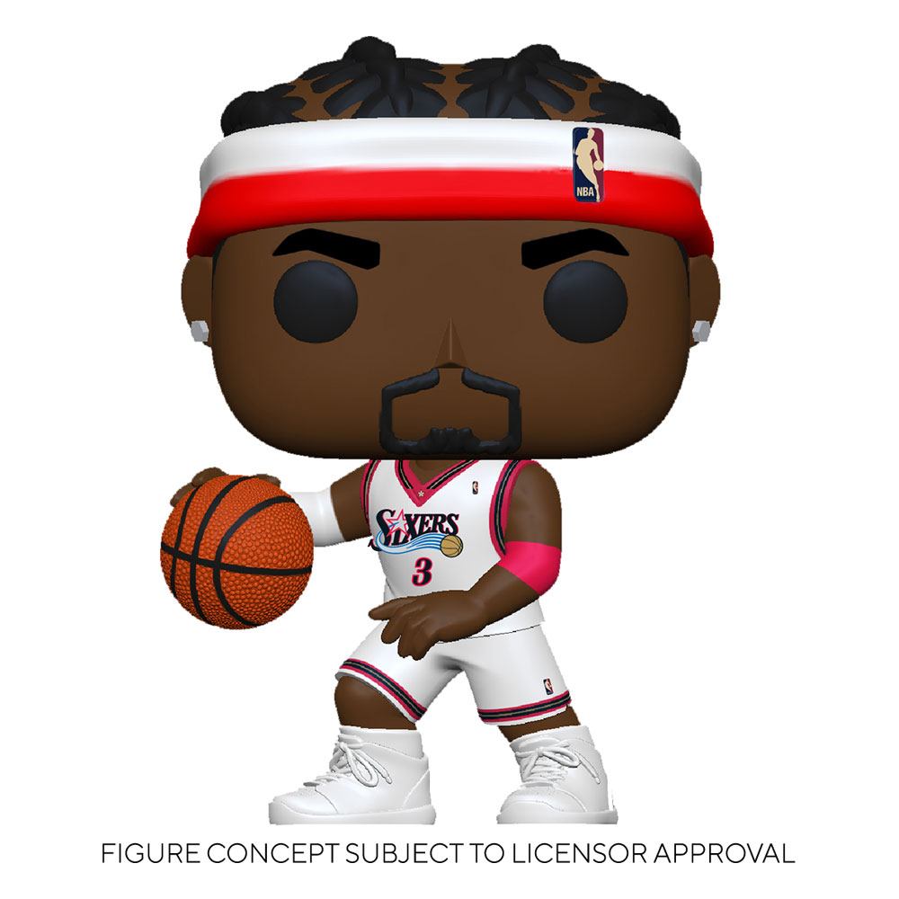 Funko Allen Iverson Sixers Home NBA Legends POP Sports Vinyl Figure 9 cm