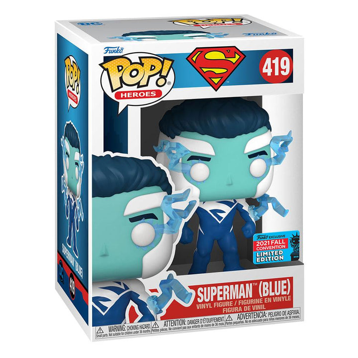 Superman Blue NYCC / Fall Comic Con DC Comics Funko POP! Vinyl Figure