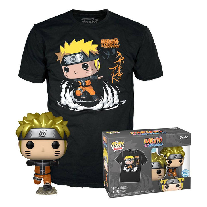 Naruto Uzumaki Running Funko POP! Vinyl Figure and Tee Box (Size M)