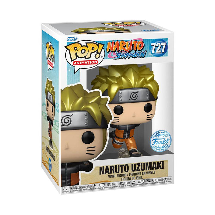 Naruto Uzumaki Running Funko POP! Vinyl Figure and Tee Box (Size M)