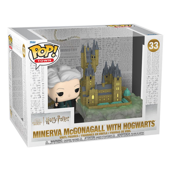 Minerva with Hogwarts Harry Potter Chamber of Secrets Funko POP! Town Vinyl Figure (Anniversary Special)