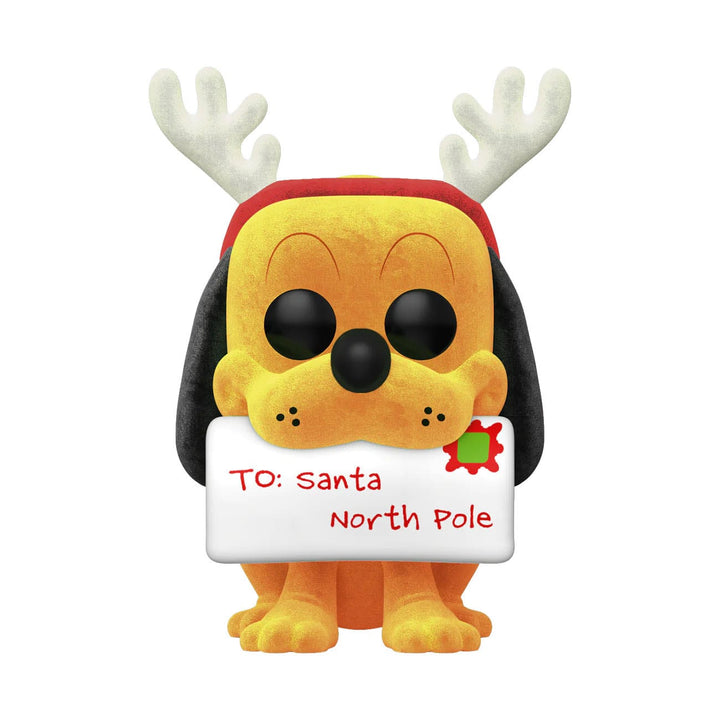 Disney Holiday Pluto Disney POP Vinyl Figure Flocked Special Edition