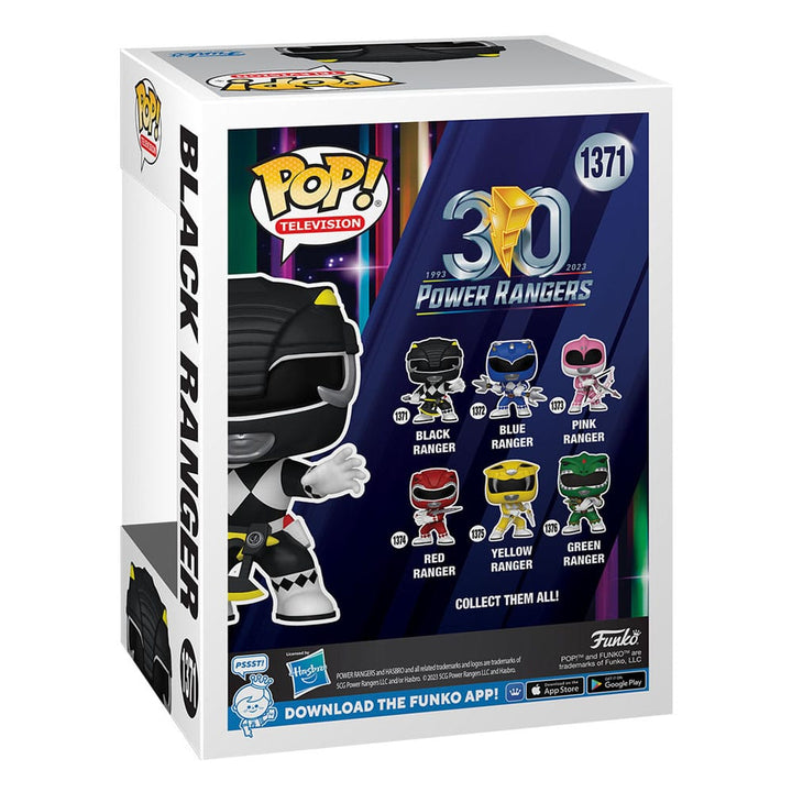 Funko Black Ranger Power Rangers 30th POP TV Vinyl Figure 9 cm