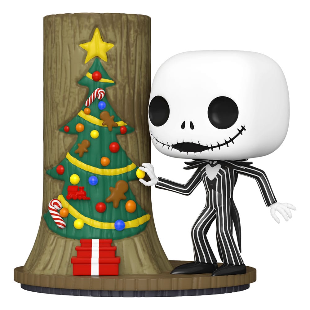 Funko Jack Nightmare Before Christmas 30th POP! Deluxe Vinyl Figure with C Town Door 9 cm