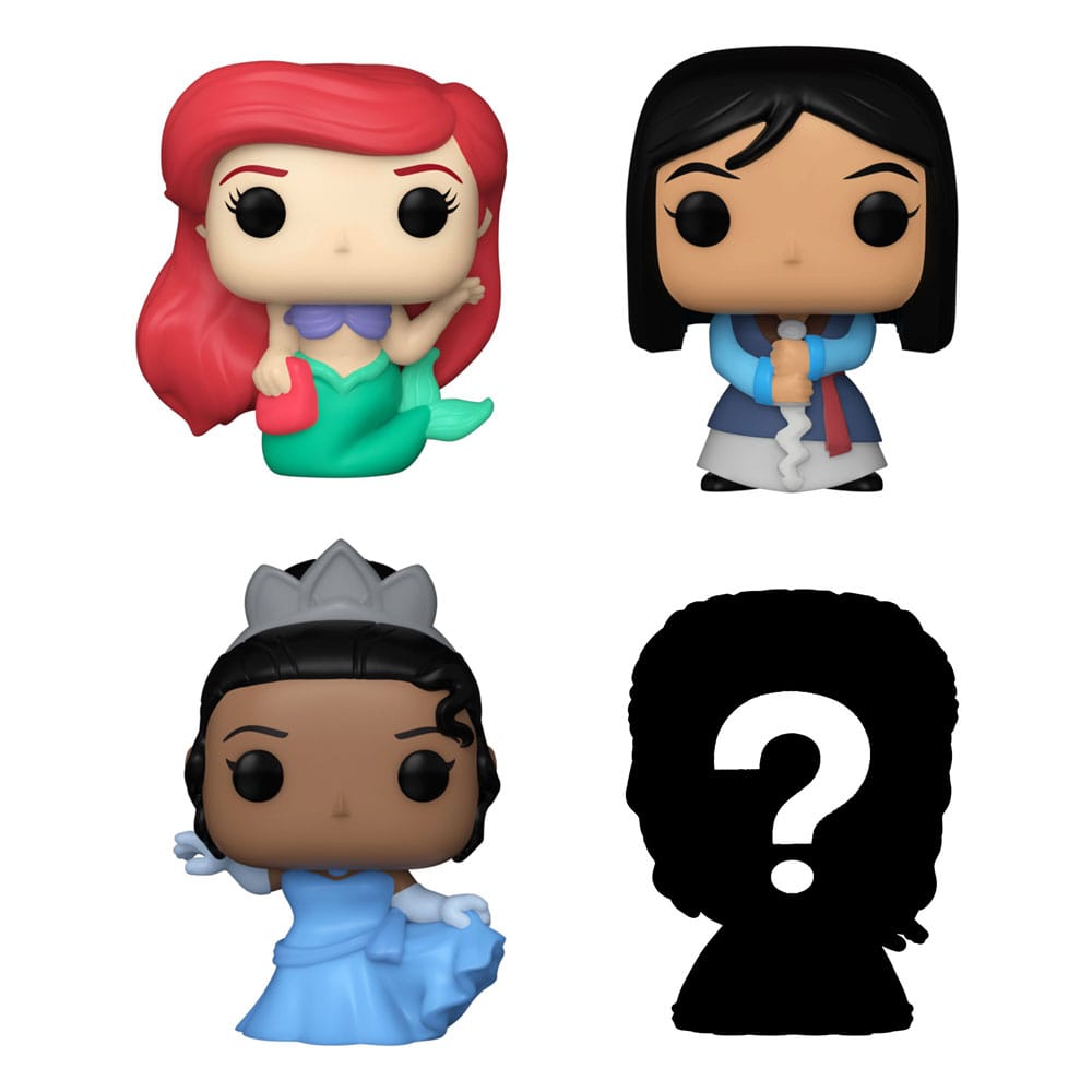 Disney Princesses Ariel Bitty POP Vinyl Figure 4 Pack 2,5 cm