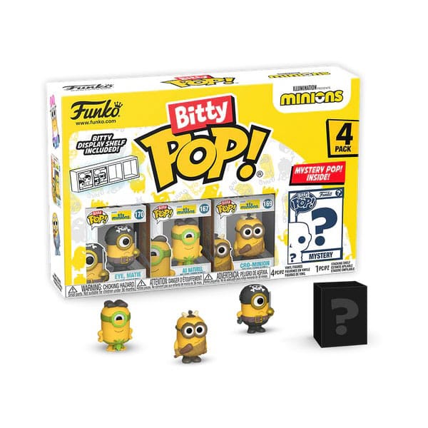 Minions Eye Matie Series 2 Bitty POP Vinyl Figure 4 Pack 2,5 cm