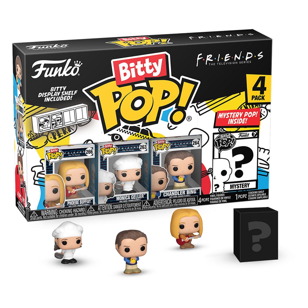Funko Phoebe Friends Bitty POP! Vinyl Figure 4 Pack 2,5 cm