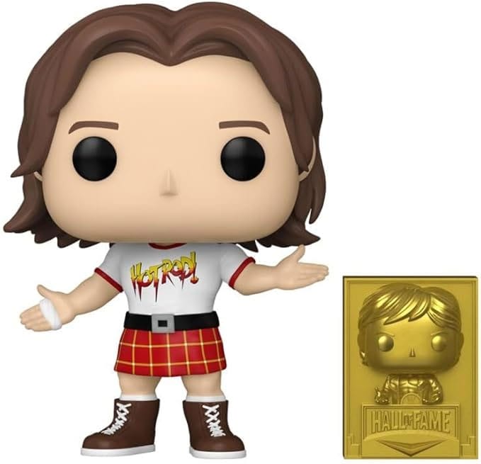 WWE Rowdy Roddy Piper POP and Buddy Vinyl Figure Hall of Fame Exclusive 9 cm