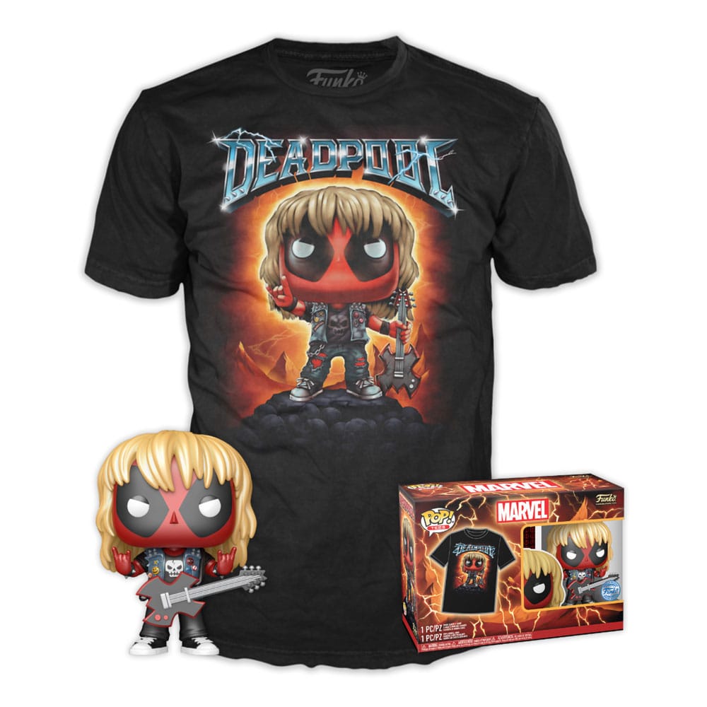 Funko Deadpool Heavy Metal POP! Tee Box Size M
