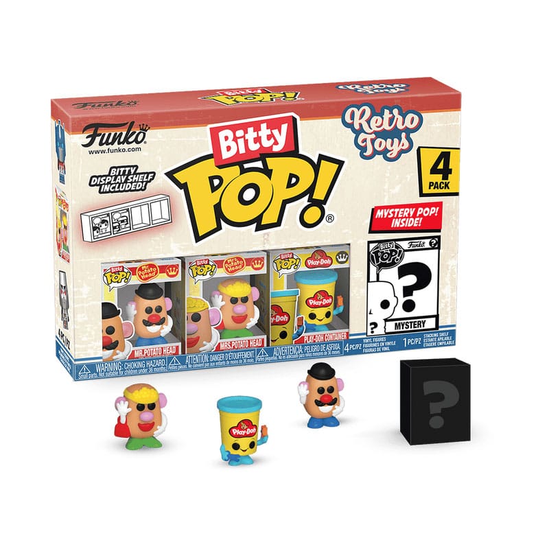 Funko Mr Potato Head Retro Toys Bitty POP! Vinyl Figure 4 Pack 2,5 cm