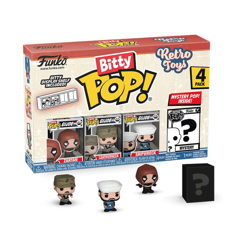 Funko GI Joe Retro Toys Bitty POP! Vinyl Figure 4 Pack 2,5 cm
