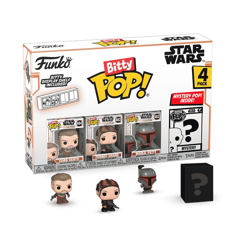 Funko Marshal Star Wars Mandalorian Bitty POP! Vinyl Figure 4 Pack 2,5 cm